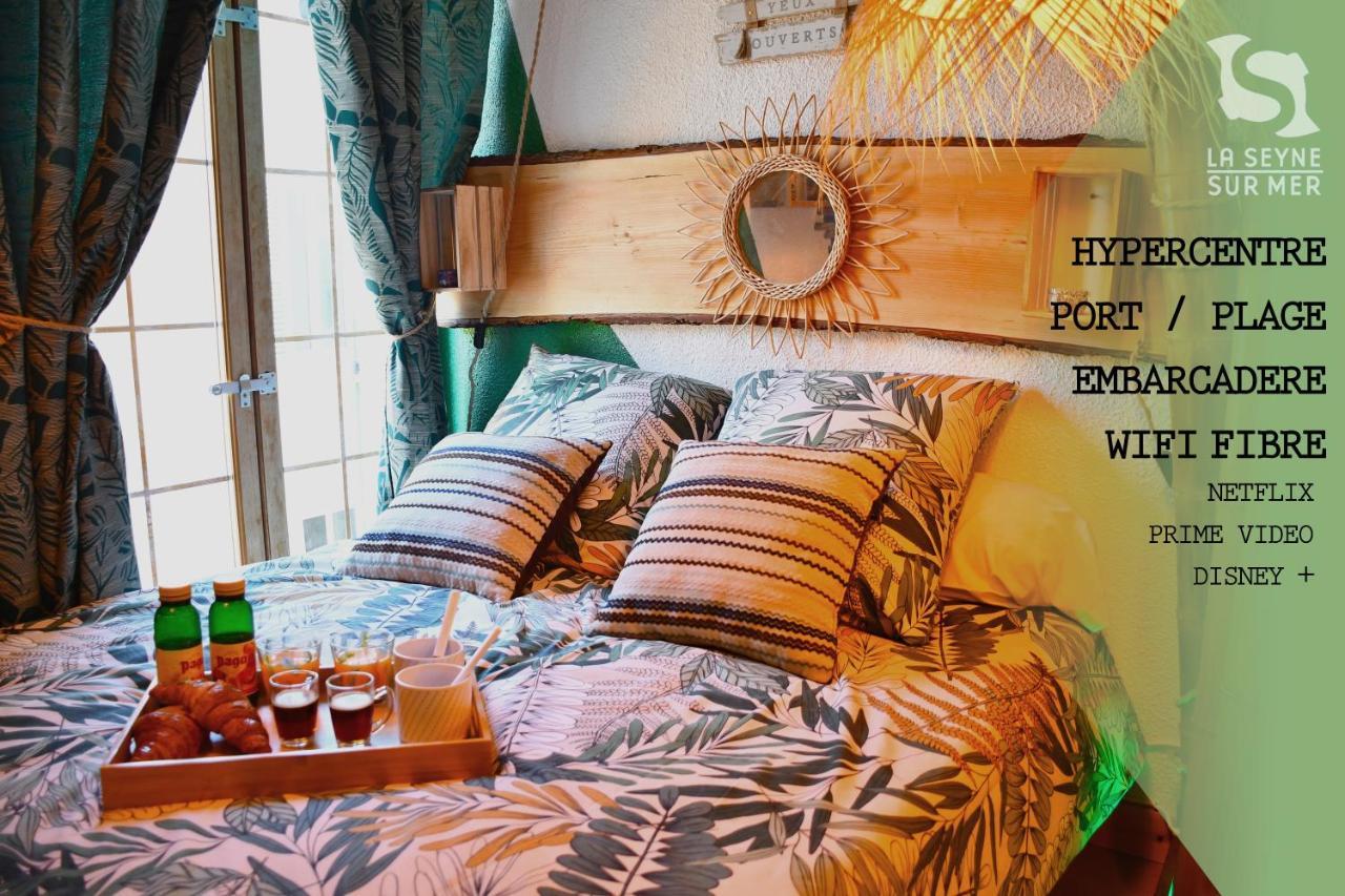 La Cahute H24,Cosy,Port,Plage,Wifi,Netflix La Seyne-sur-Mer Exteriör bild